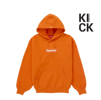 SUPREME HOODIE 'BOX LOGO FW24 DARK ORANGE'