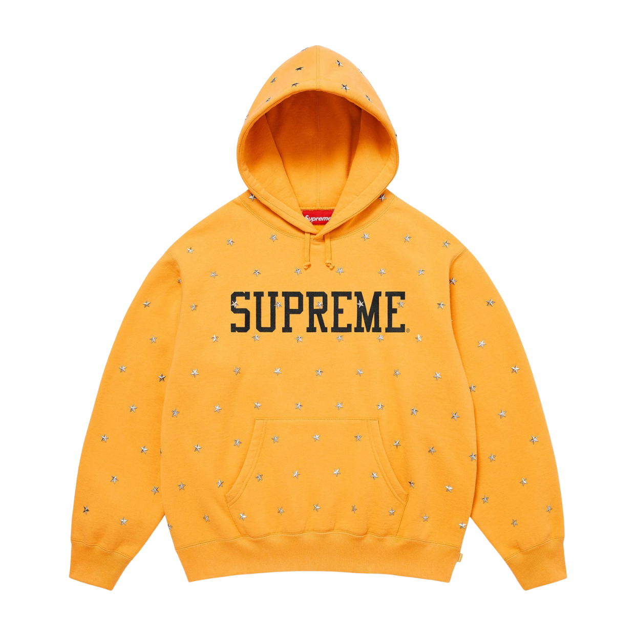 SUPREME HOODIE 'STARS STUDDED DUSTY GOLD'