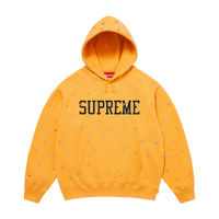 SUPREME HOODIE 'STARS STUDDED DUSTY GOLD'