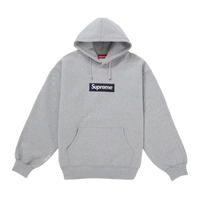SUPREME HOODIE 'BOX LOGO FW25 GREY'