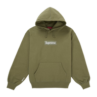 SUPREME HOODIE 'BOX LOGO FW25 OLIVE'