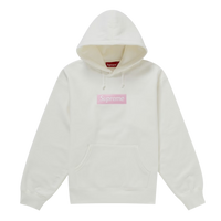 SUPREME HOODIE 'BOX LOGO FW25 WHITE'