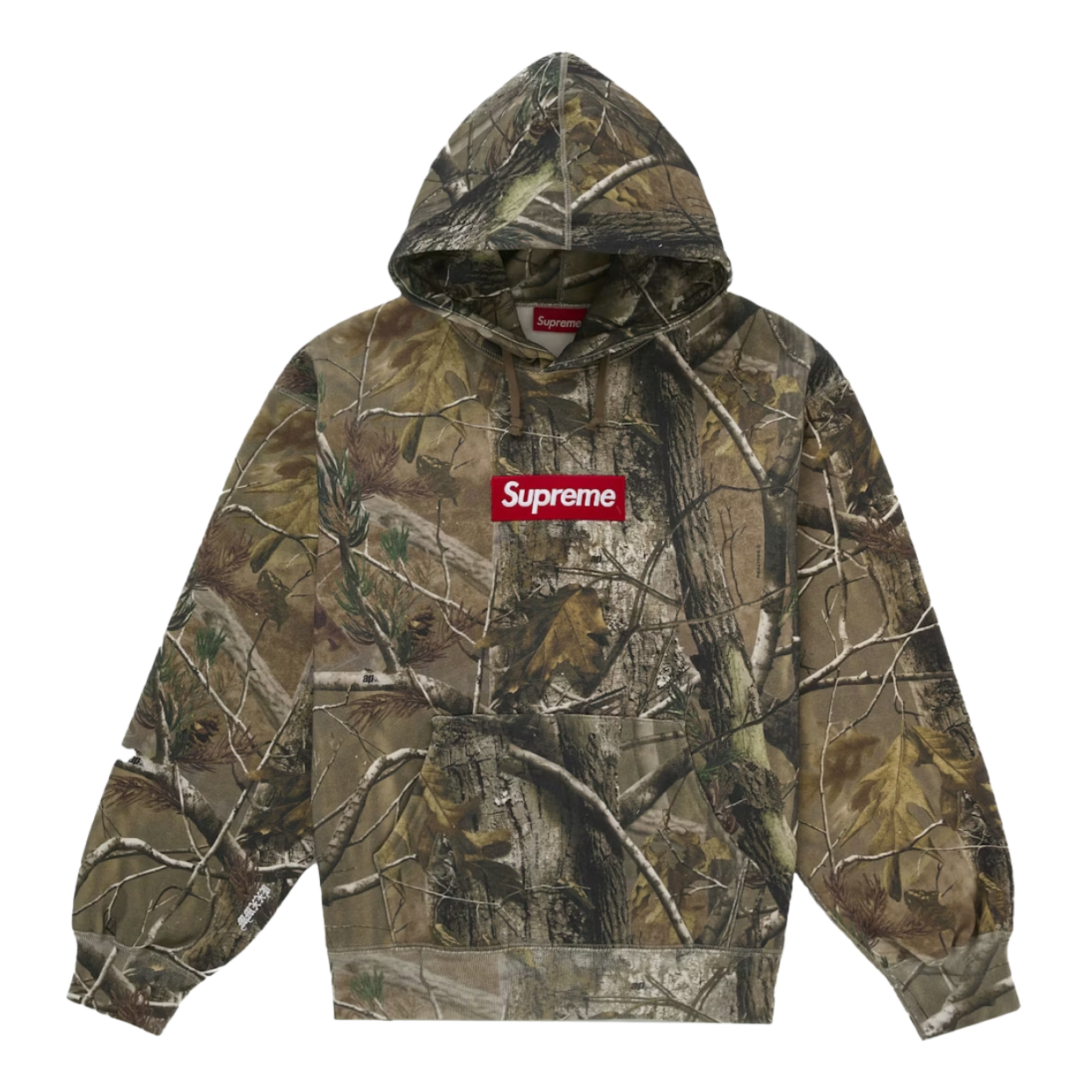 SUPREME HOODIE 'BOX LOGO FW25 WOODLAND CAMO'