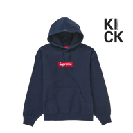 SUPREME HOODIE 'BOX LOGO FW24 NAVY'