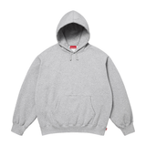 SUPREME HOODIE 'SATIN APPLIQUE HEATHER GREY'