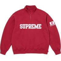 SUPREME HALF-ZIP 'FLAG RED'