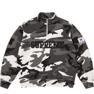 SUPREME HALF-ZIP 'FLAG WHITE CAMO'