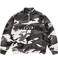 SUPREME HALF-ZIP 'FLAG WHITE CAMO'