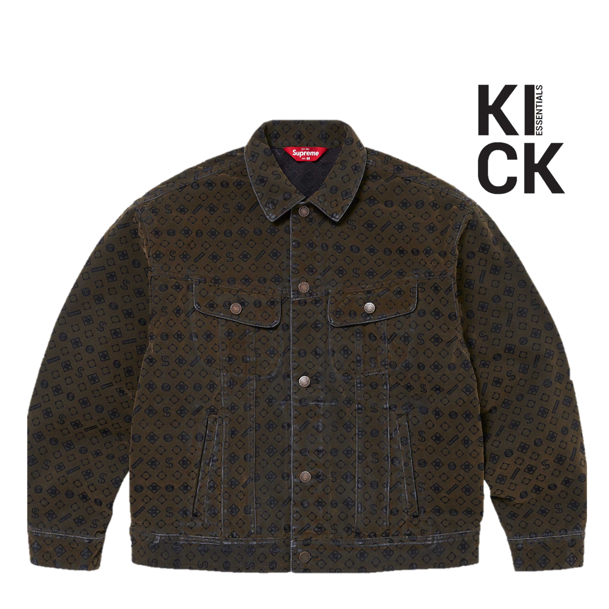 SUPREME JACKET 'DENIM TRUCKER BLACK'