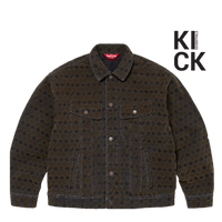 SUPREME JACKET 'DENIM TRUCKER BLACK'