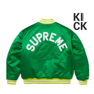 SUPREME JACKET 'MITCHELL & NESS SATIN GREEN'