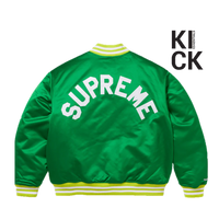 SUPREME JACKET 'MITCHELL & NESS SATIN GREEN'