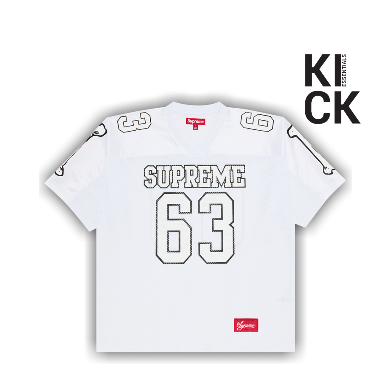 SUPREME JERSEY 'BONES WHITE (FW25)'