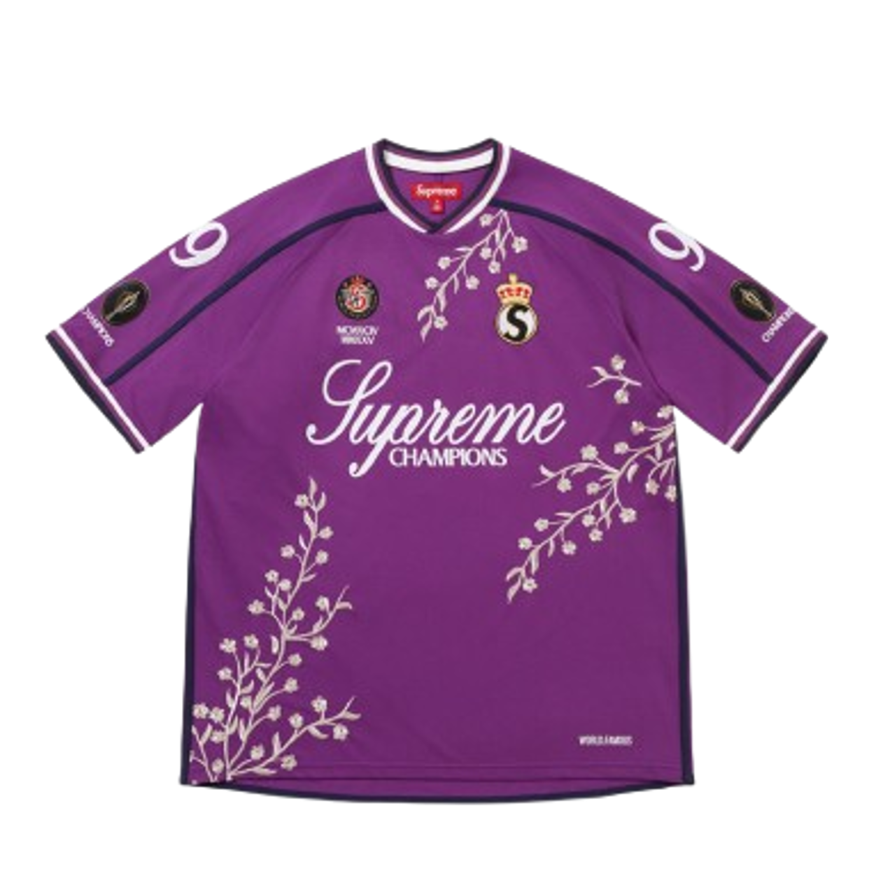 SUPREME JERSEY 'FLORAL PURPLE'
