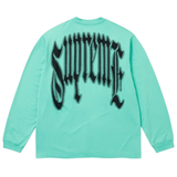 SUPREME LONGSLEEVE 'INTARSIA TEAL'