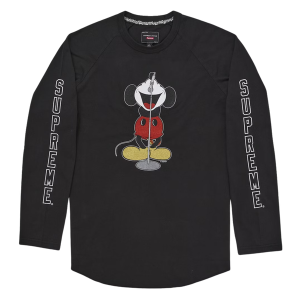 SUPREME LONGSLEEVE 'MICKEY BLACK'