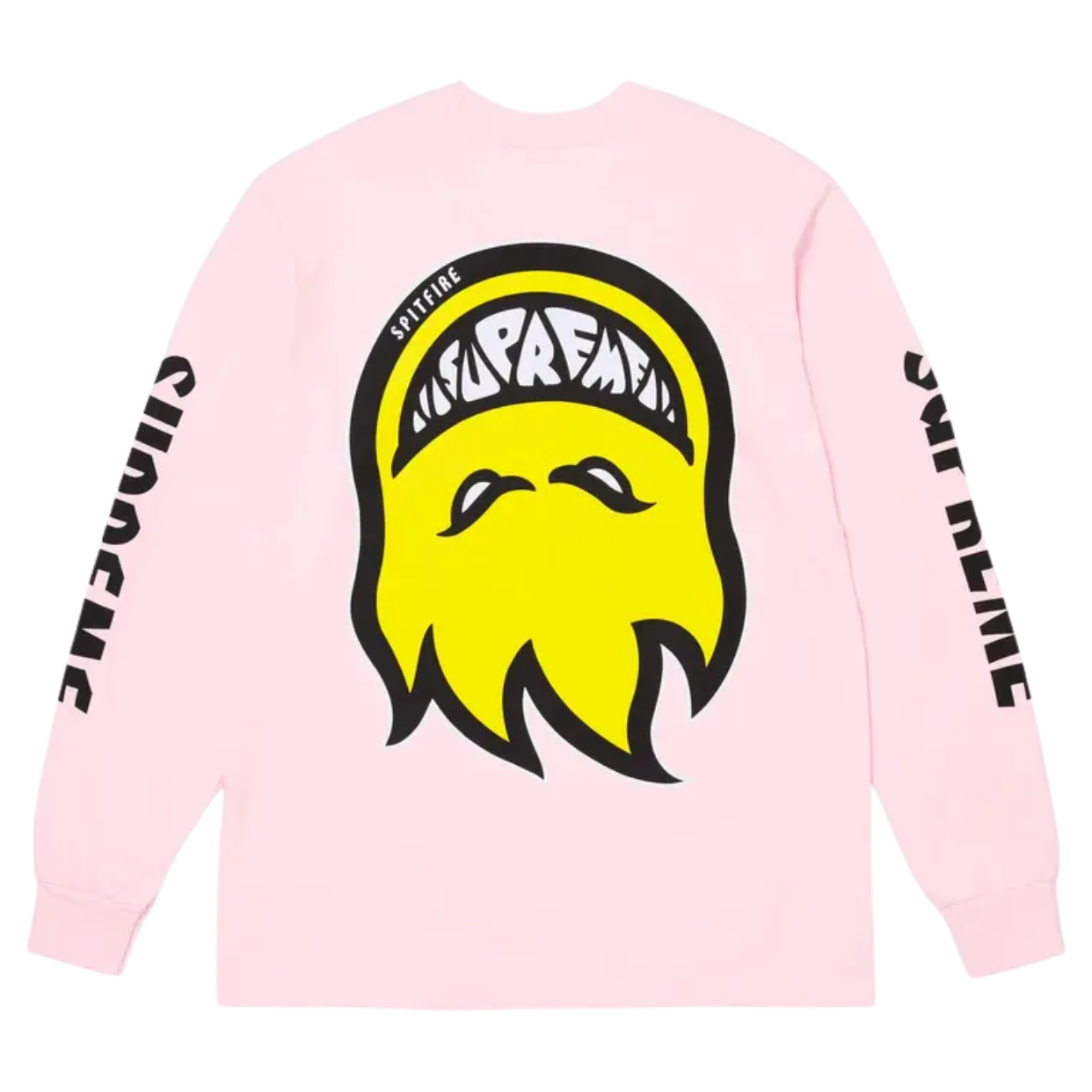 SUPREME LONGSLEEVE 'SPITFIRE LIGHT PINK'