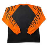 SUPREME LONGSLEEVE 'TIGER RAGLAN ORANGE BLACK'