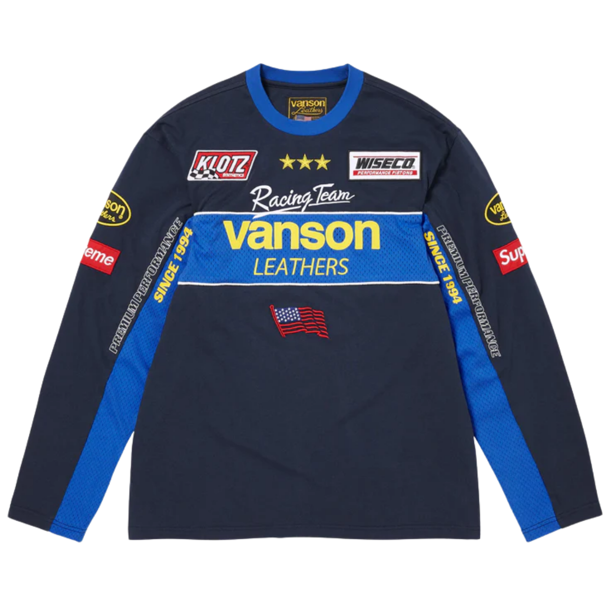 SUPREME LONGSLEEVE 'VANSON NAVY'