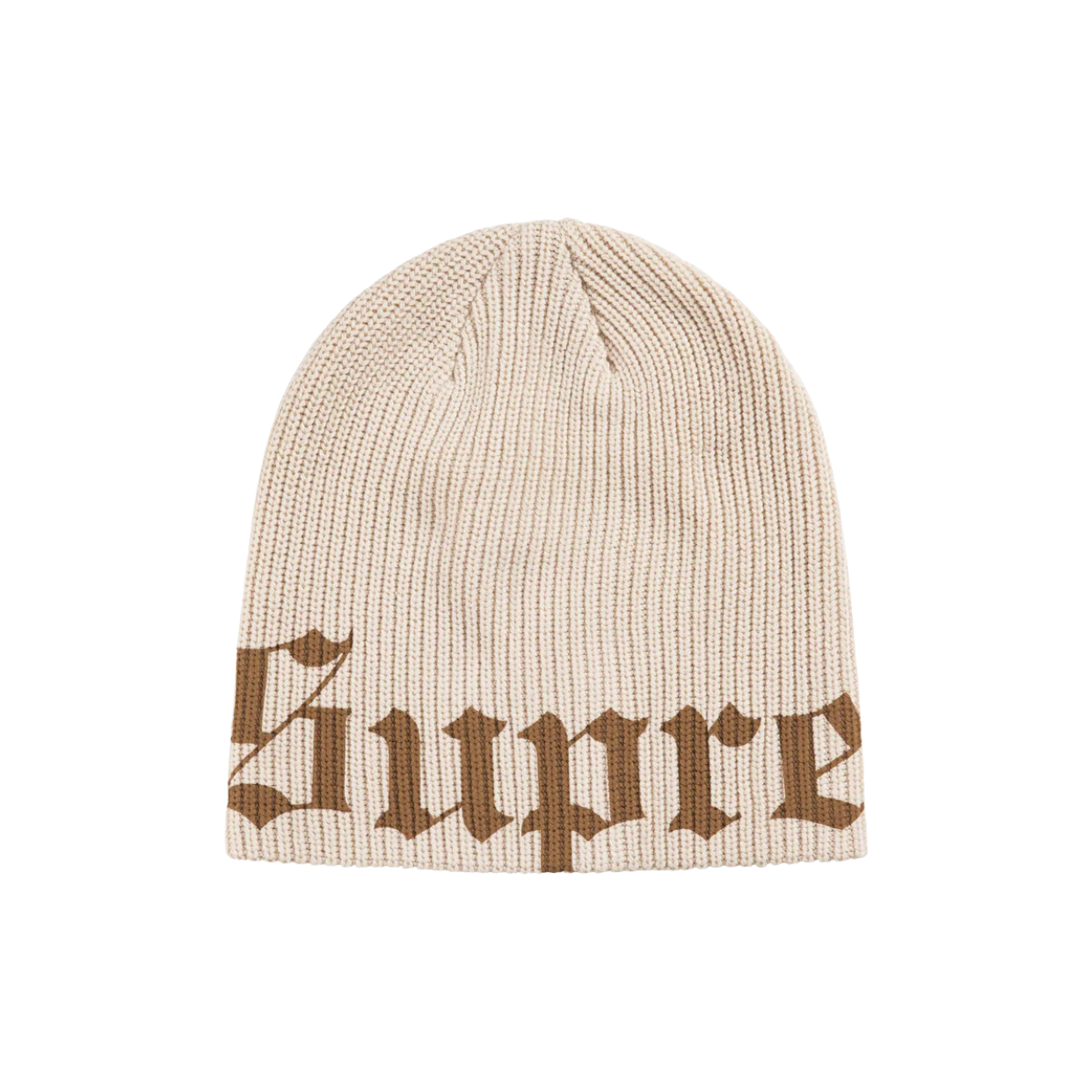 SUPREME BEANIE 'NEW ERA OLD ENGLISH STONE'