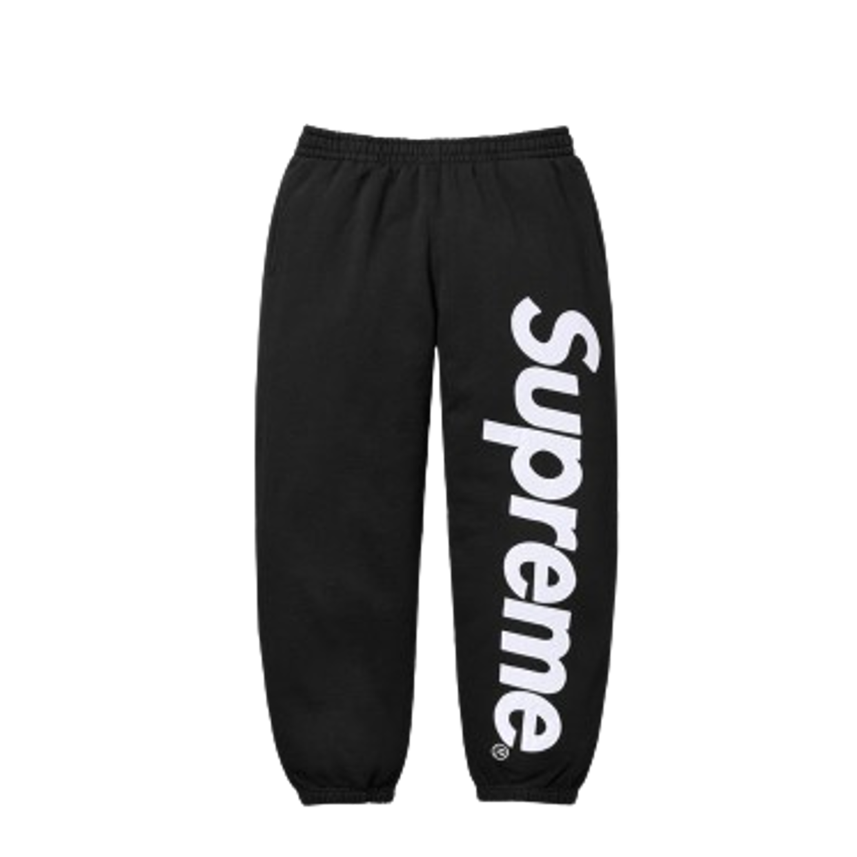 SUPREME PANT 'APPLIQUE BLACK'