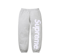 SUPREME PANT 'APPLIQUE GREY'