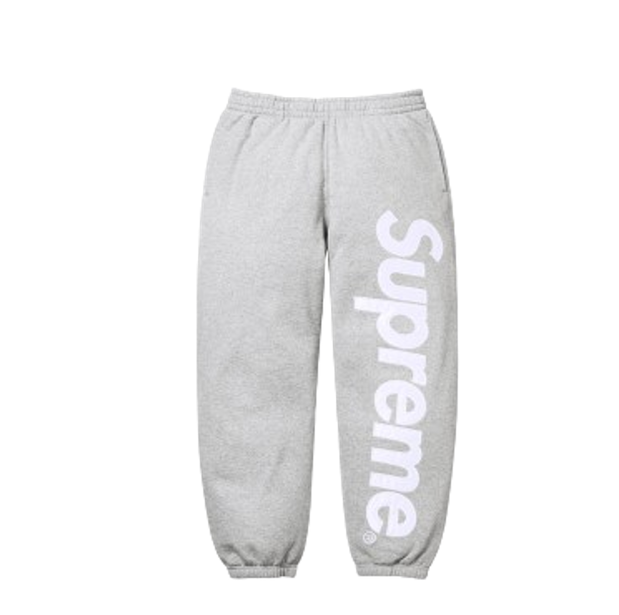 SUPREME PANT 'APPLIQUE GREY'