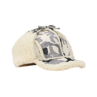 SUPREME CAP 'SHEARLING EARFLAP SNOW CAMO'