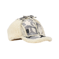 SUPREME CAP 'SHEARLING EARFLAP SNOW CAMO'