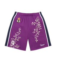 SUPREME SHORT 'JERSEY FLORAL PURPLE'