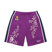 SUPREME SHORT 'JERSEY FLORAL PURPLE'