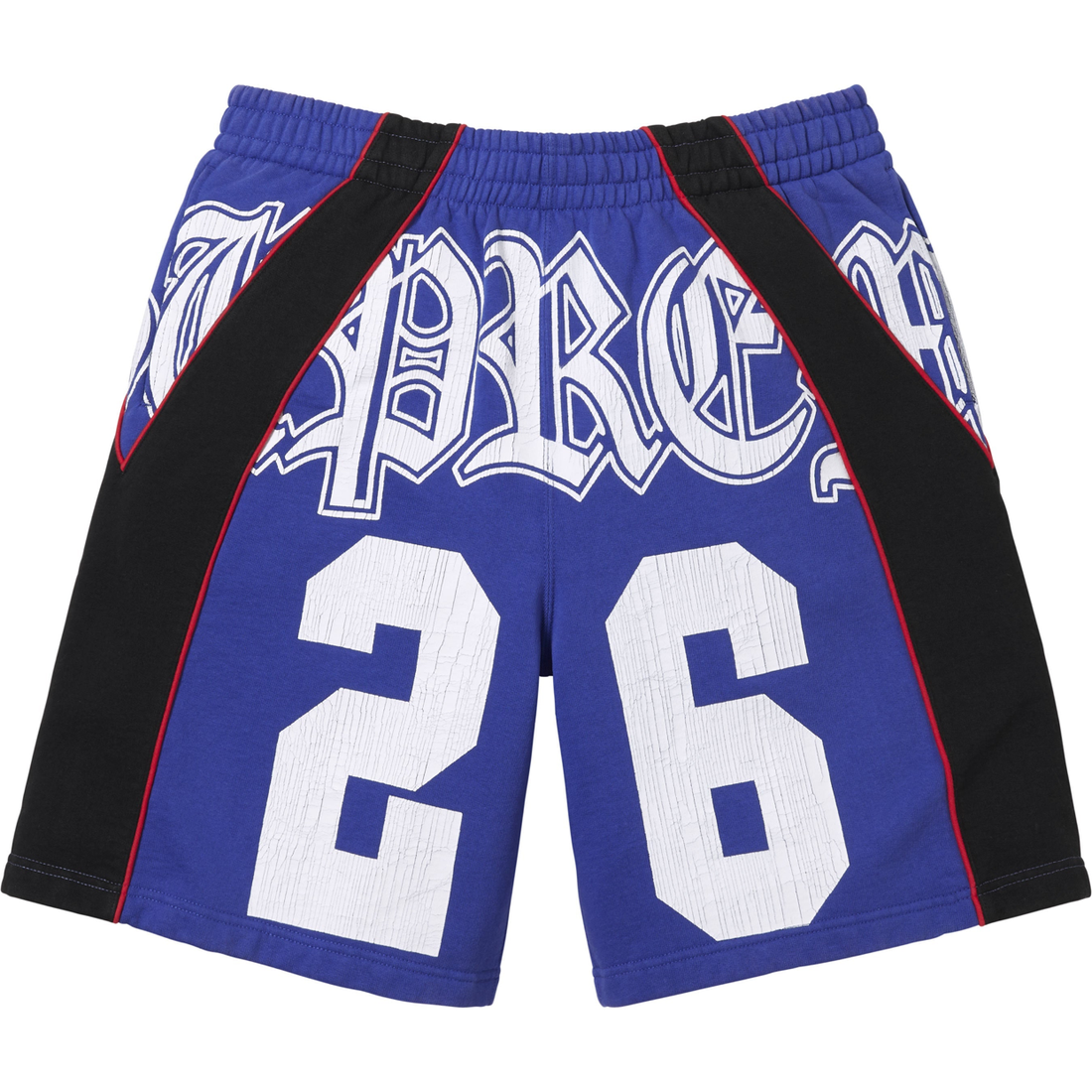 SUPREME SHORT 'PANELED SWEATSHORT ROYAL'