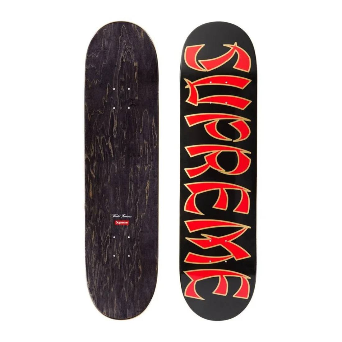SUPREME SKATEBOARD 'ACTION BLACK'