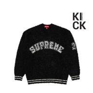 SUPREME SWEATER 'TEXTURED ARC BLACK'