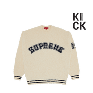SUPREME SWEATER 'TEXTURED ARC CREAM'