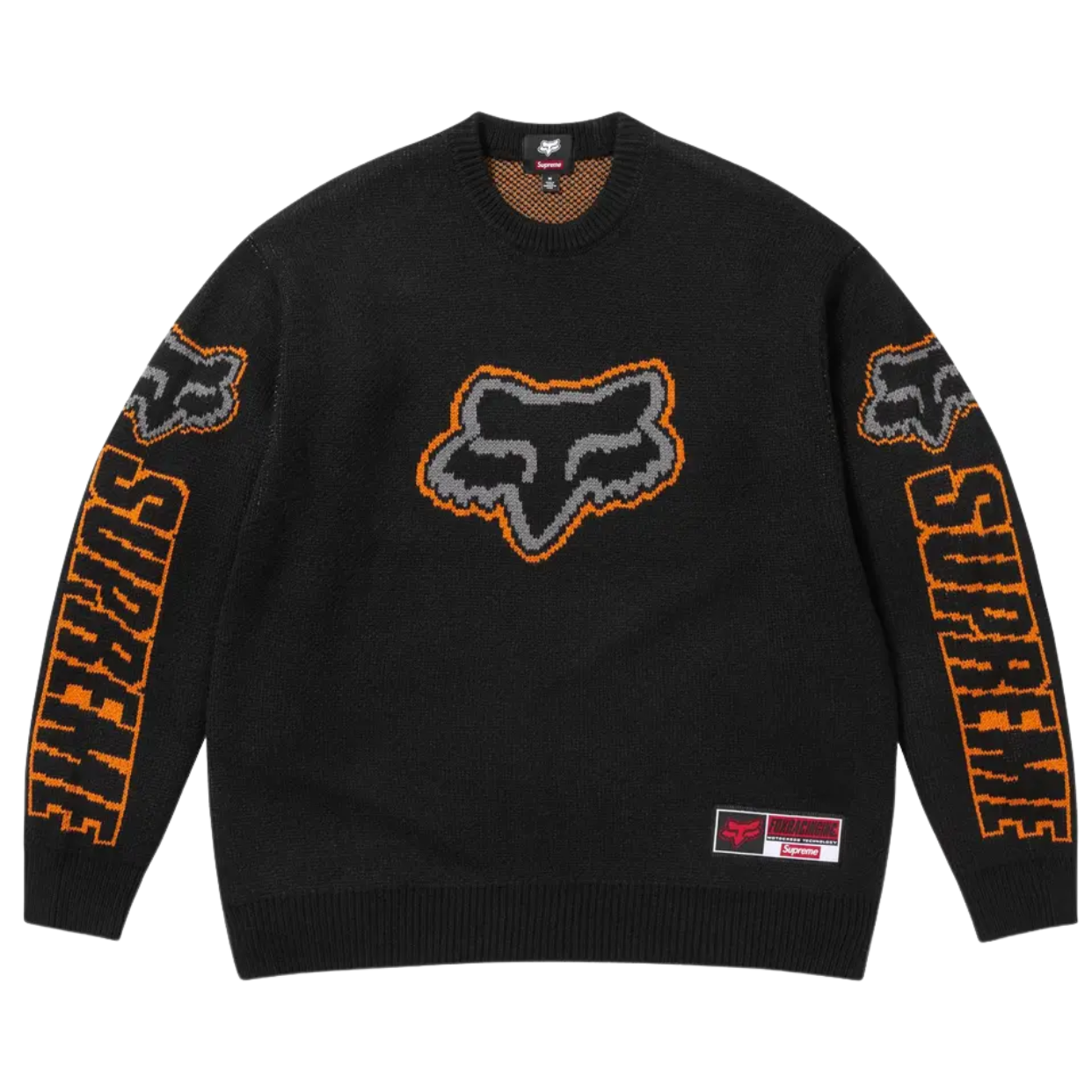 SUPREME SWEATSHIRT 'FOX RACING BLACK'