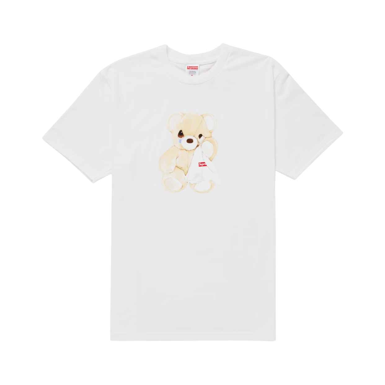 SUPREME TEE 'BEAR WHITE SS25'