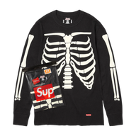 SUPREME TEE 'BONES THERMAL BLACK'