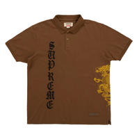 SUPREME TEE 'DRAGON BROWN'
