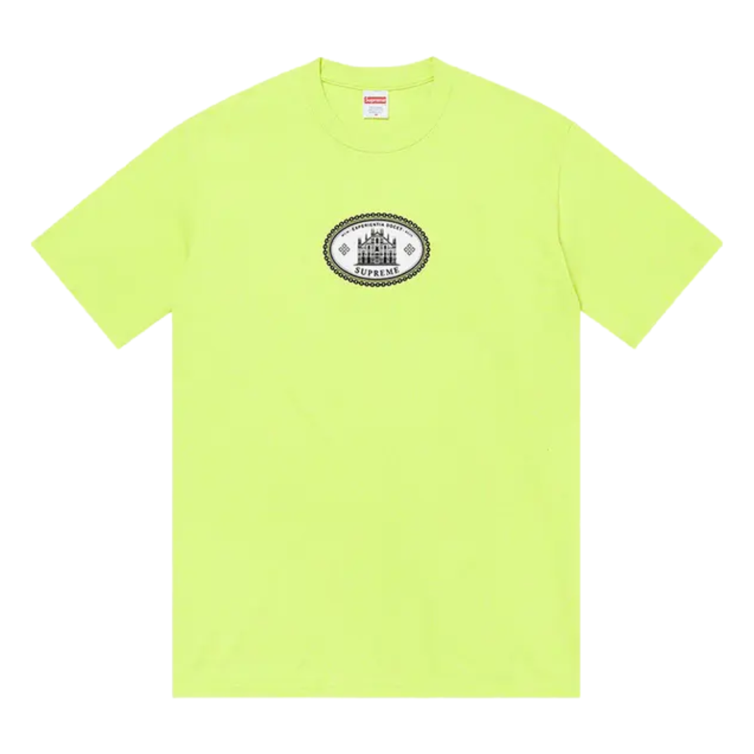SUPREME TEE 'EXPERIENTIA NEON GREEN'