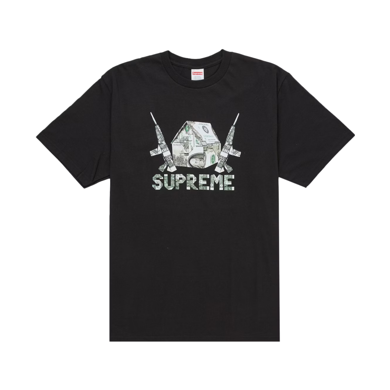 SUPREME TEE 'ORIGAMI BLACK'