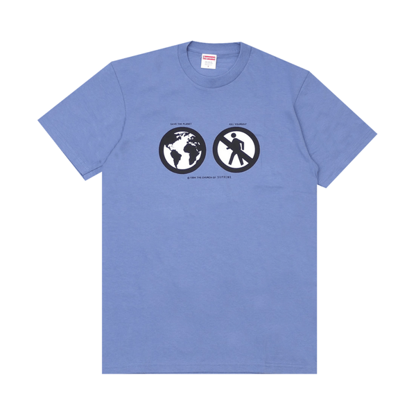 SUPREME TEE 'SAVE THE PLANET SLATE'