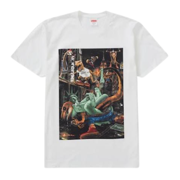 SUPREME TEE 'T-REX WHITE'