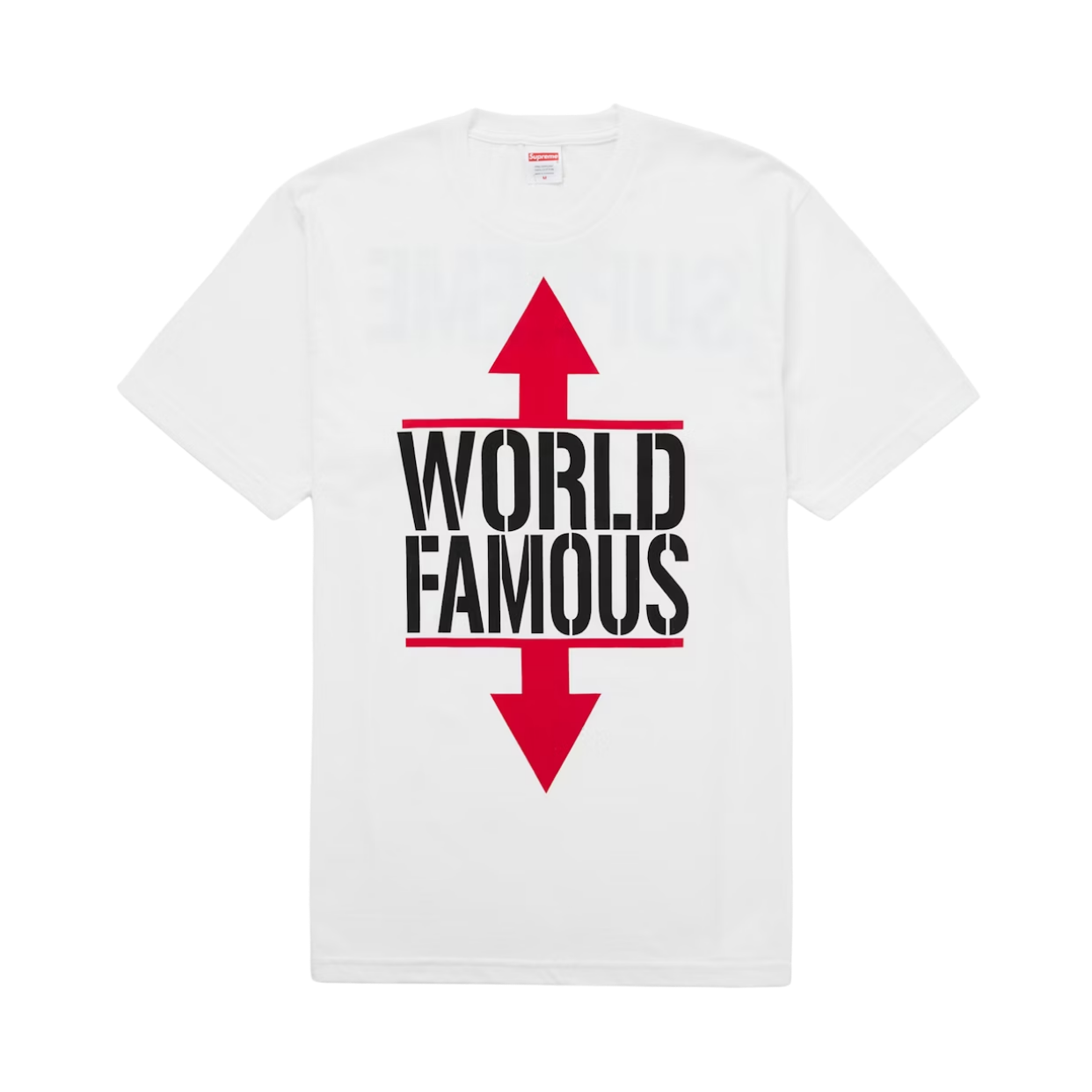 SUPREME TEE 'WORLD FAMOUS WHITE'