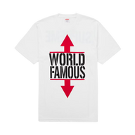 SUPREME TEE 'WORLD FAMOUS WHITE'