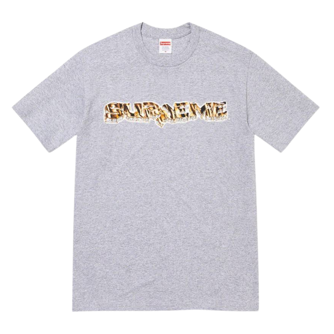 SUPREME TEE 'DIAMOND HEATHER GREY'