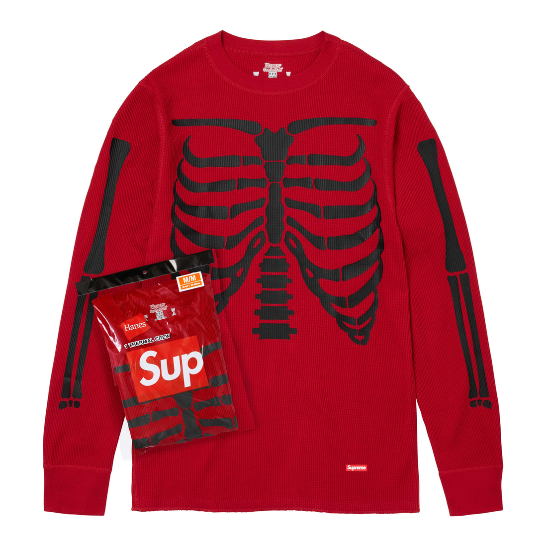 Supreme Thermal 'Hanes Bones Red'