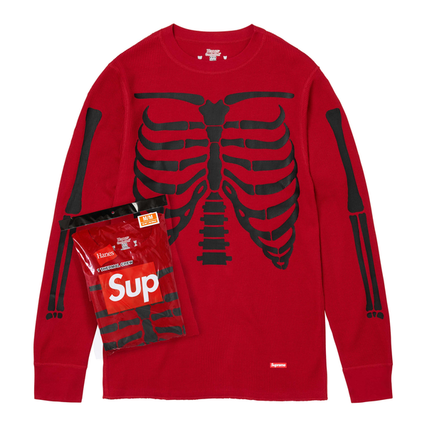Supreme Thermal 'Hanes Bones Red'