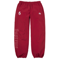 SUPREME TRACK PANT 'UMBRO RHINESTONE RED'