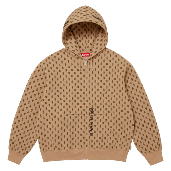 SUPREME ZIP-UP 'GOD OVER MONEY - MONEY'